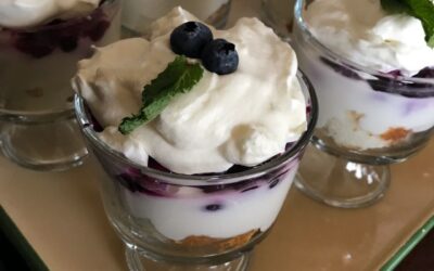 Bellis May’s Blueberry Trifle