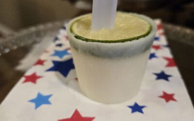 Caleb’s 4th of July Margarita Popsicles
