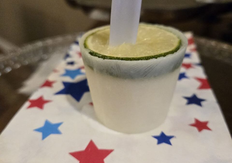 Caleb’s 4th of July Margarita Popsicles